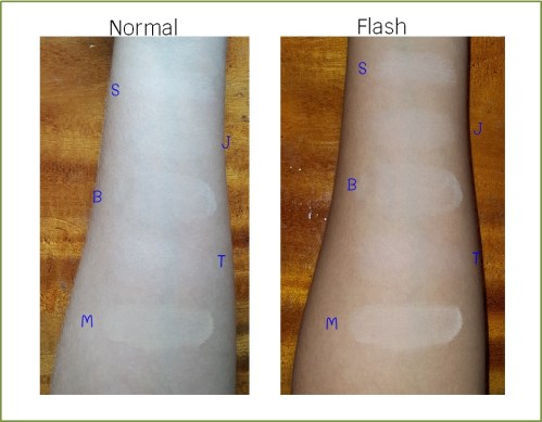 เทียบเนื้อแป้ง